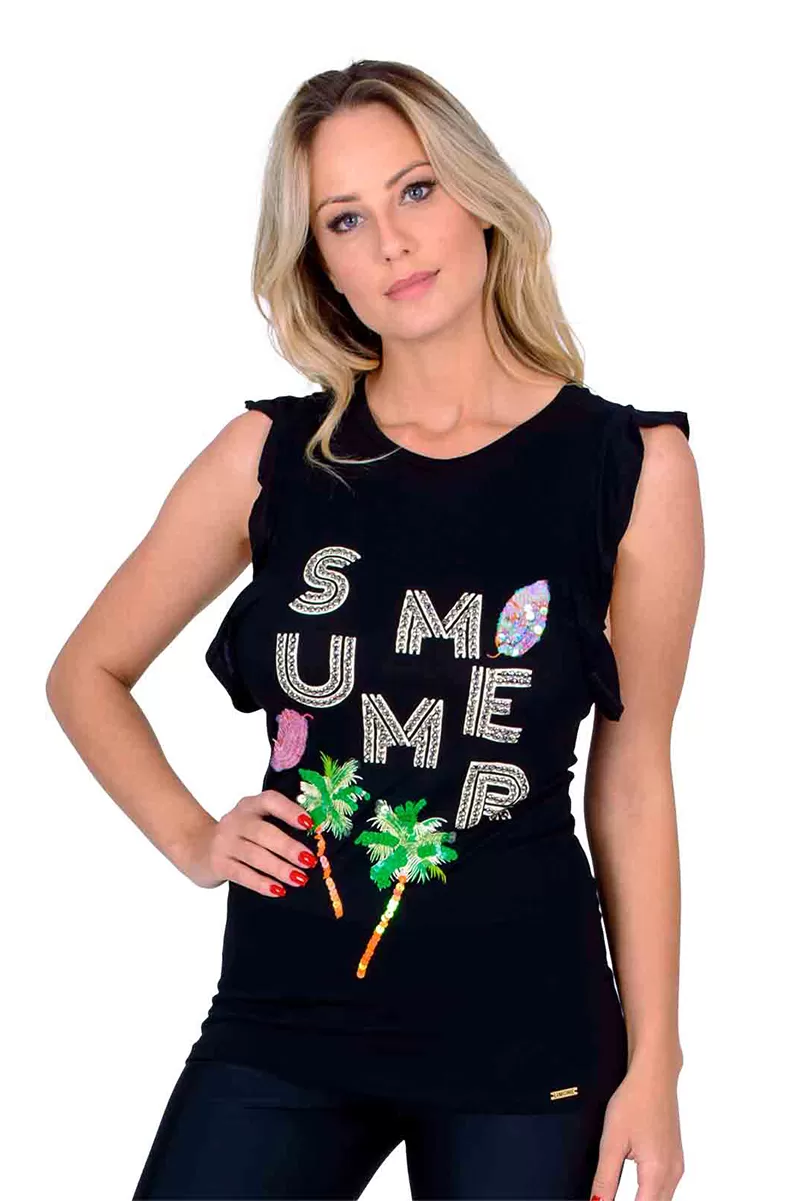 Limone - Shirt Limone with Black detail - 10009454