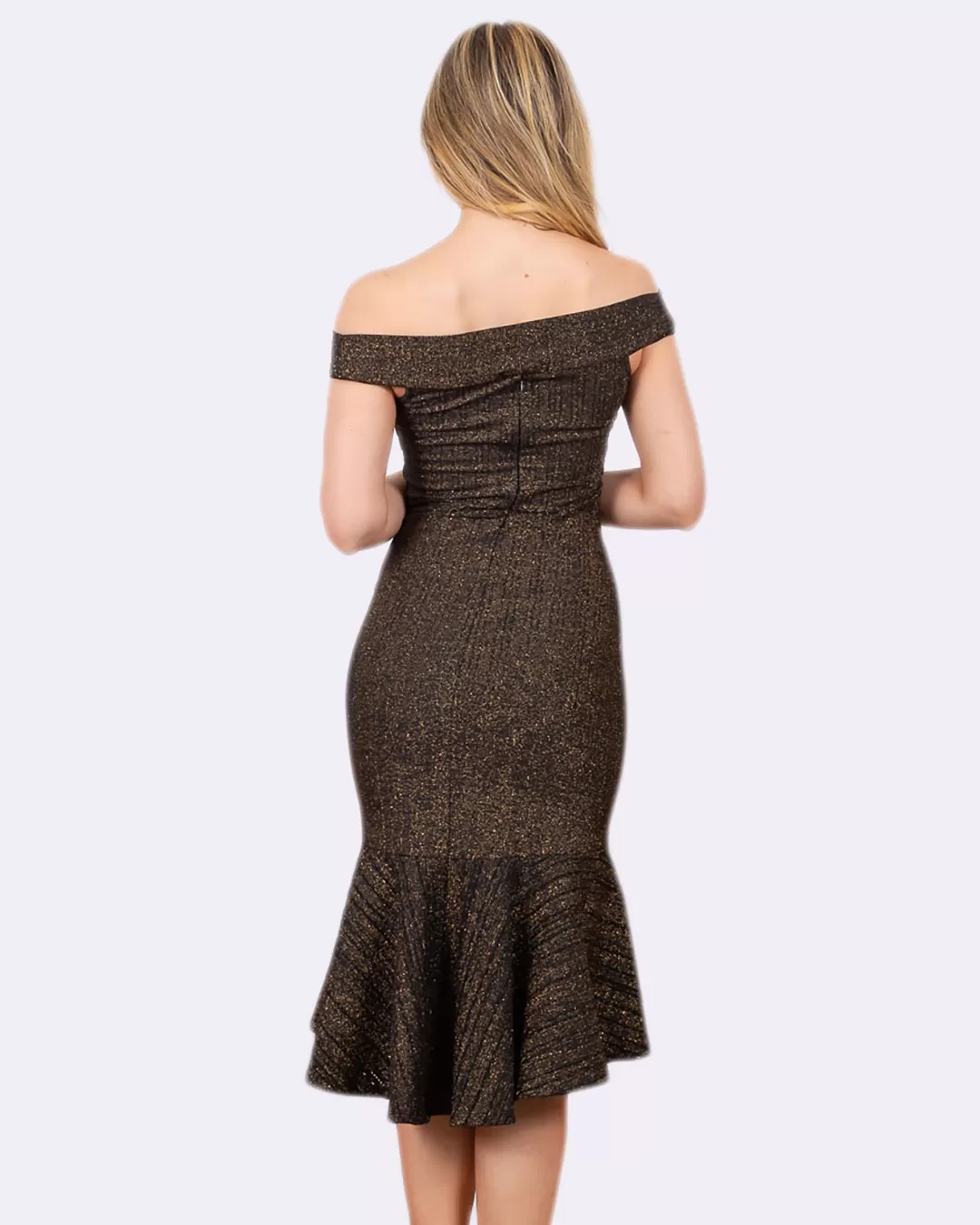 Miss Misses - Misses Dress double-breasted Black/Gold - 10006432 Miss Misses - Misses Dress double-breasted Black/Gold - 10006432