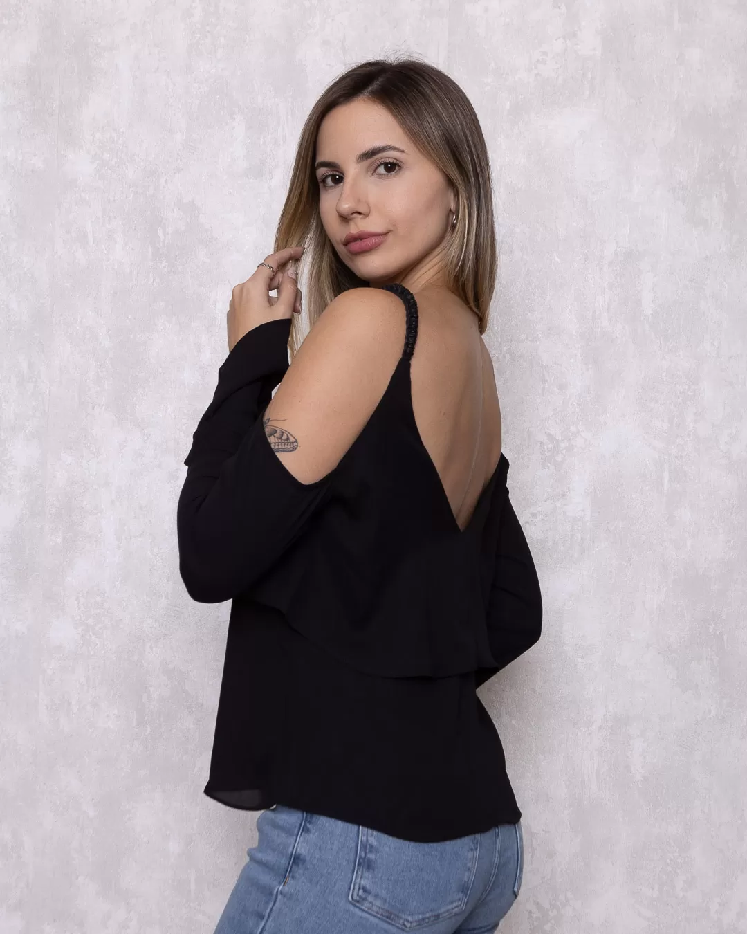 Cashier - Shirt Cashier with Frill Black 11435 - 10007600 Cashier - Shirt Cashier with Frill Black 11435 - 10007600