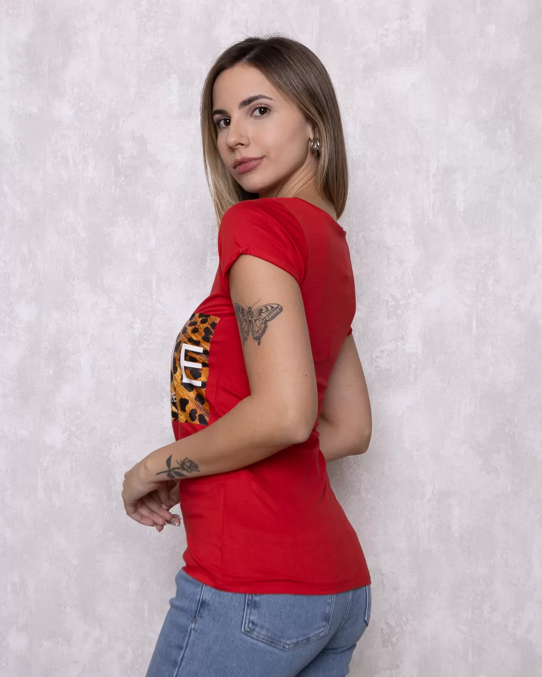 Groovy Forever - Groovy Forever cherrie Red T-Shirt - 10008057 Groovy Forever - Groovy Forever cherrie Red T-Shirt - 10008057