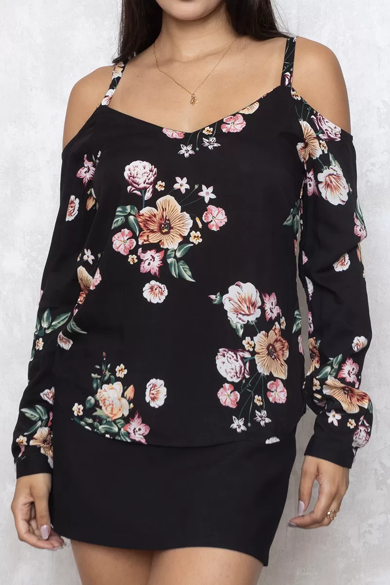 Ave Rara - Shirt Bird Rare Thin Strap Black Print - 10007560 Ave Rara - Shirt Bird Rare Thin Strap Black Print - 10007560