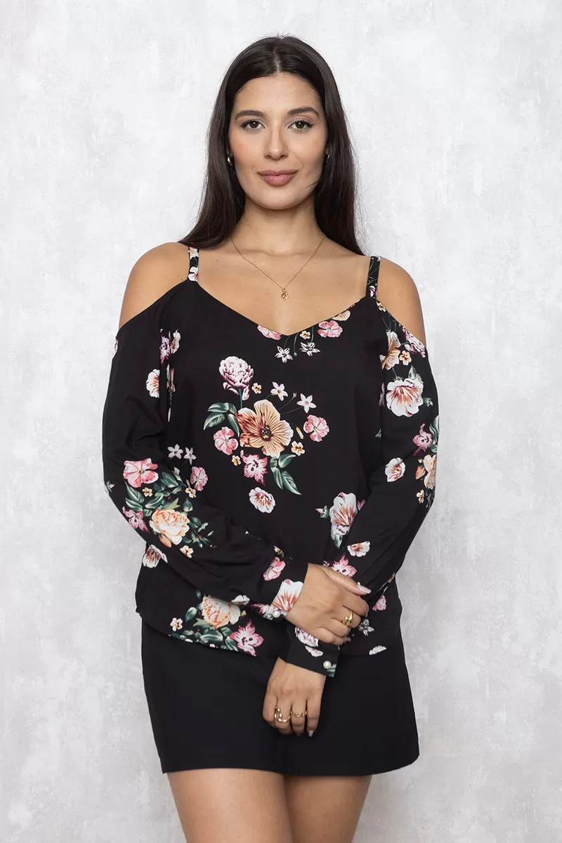 Ave Rara - Shirt Bird Rare Thin Strap Black Print - 10007560 Ave Rara - Shirt Bird Rare Thin Strap Black Print - 10007560
