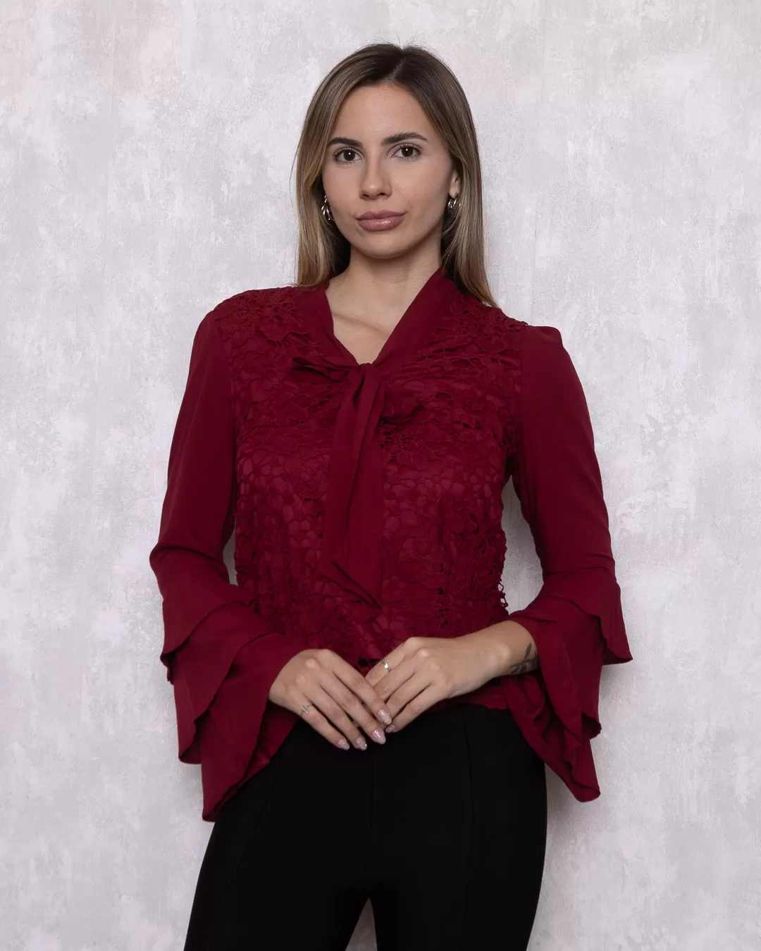 Ave Rara - Rare Bird Shirt with Maple lace - 10007557 Ave Rara - Rare Bird Shirt with Maple lace - 10007557