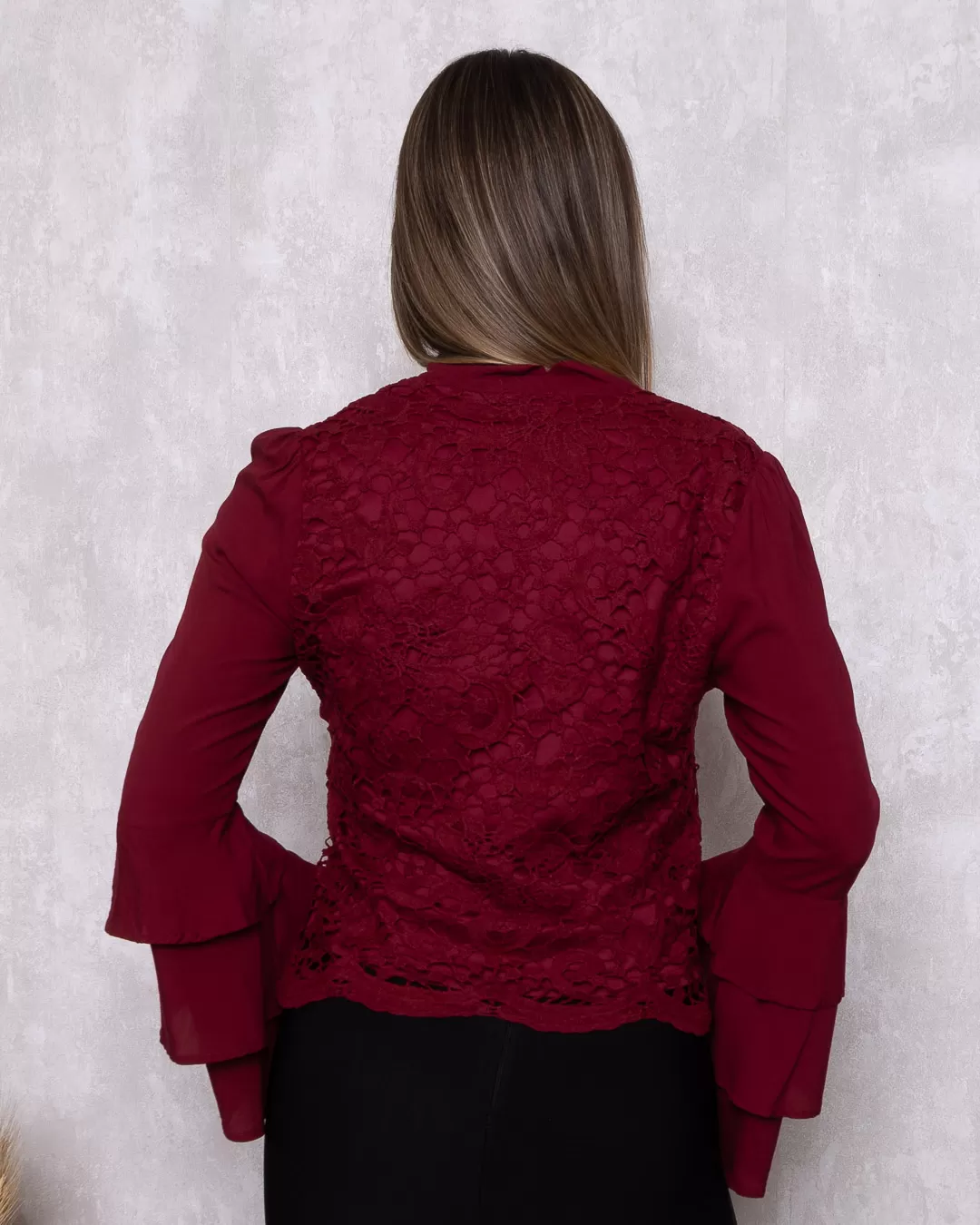 Ave Rara - Rare Bird Shirt with Maple lace - 10007557 Ave Rara - Rare Bird Shirt with Maple lace - 10007557