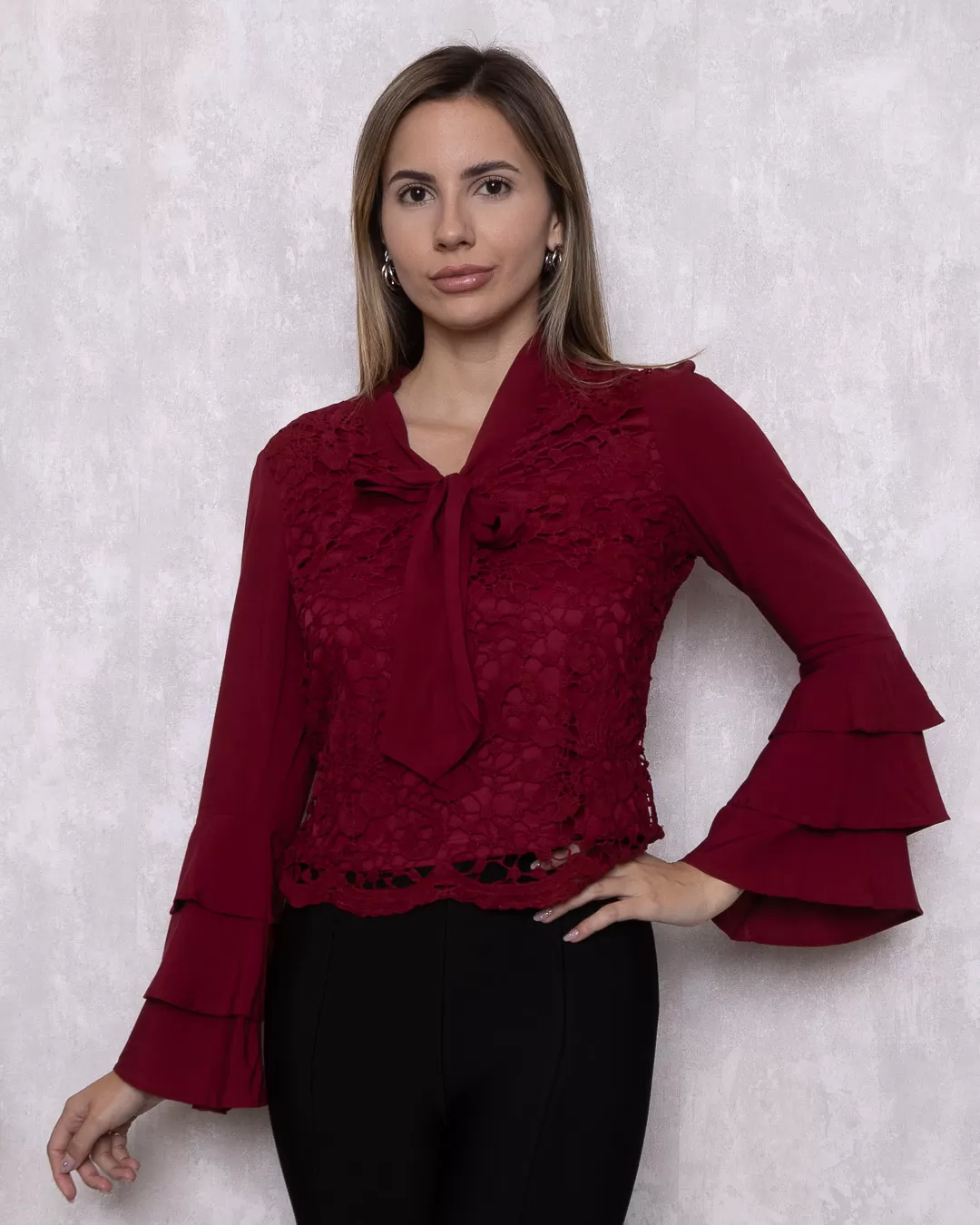 Ave Rara - Rare Bird Shirt with Maple lace - 10007557 Ave Rara - Rare Bird Shirt with Maple lace - 10007557