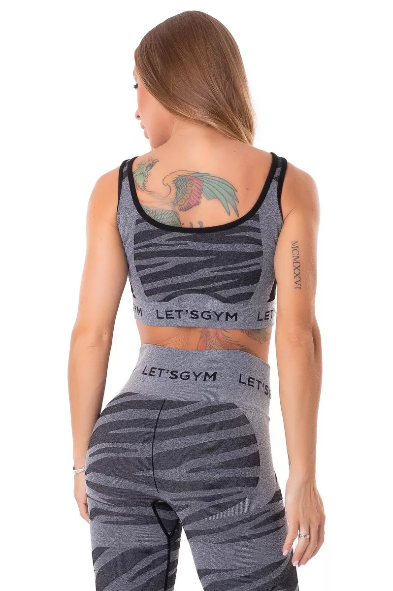 Lets Gym - Top Seamless Untamed Blend - T1386PT Lets Gym - Top Seamless Untamed Blend - T1386PT