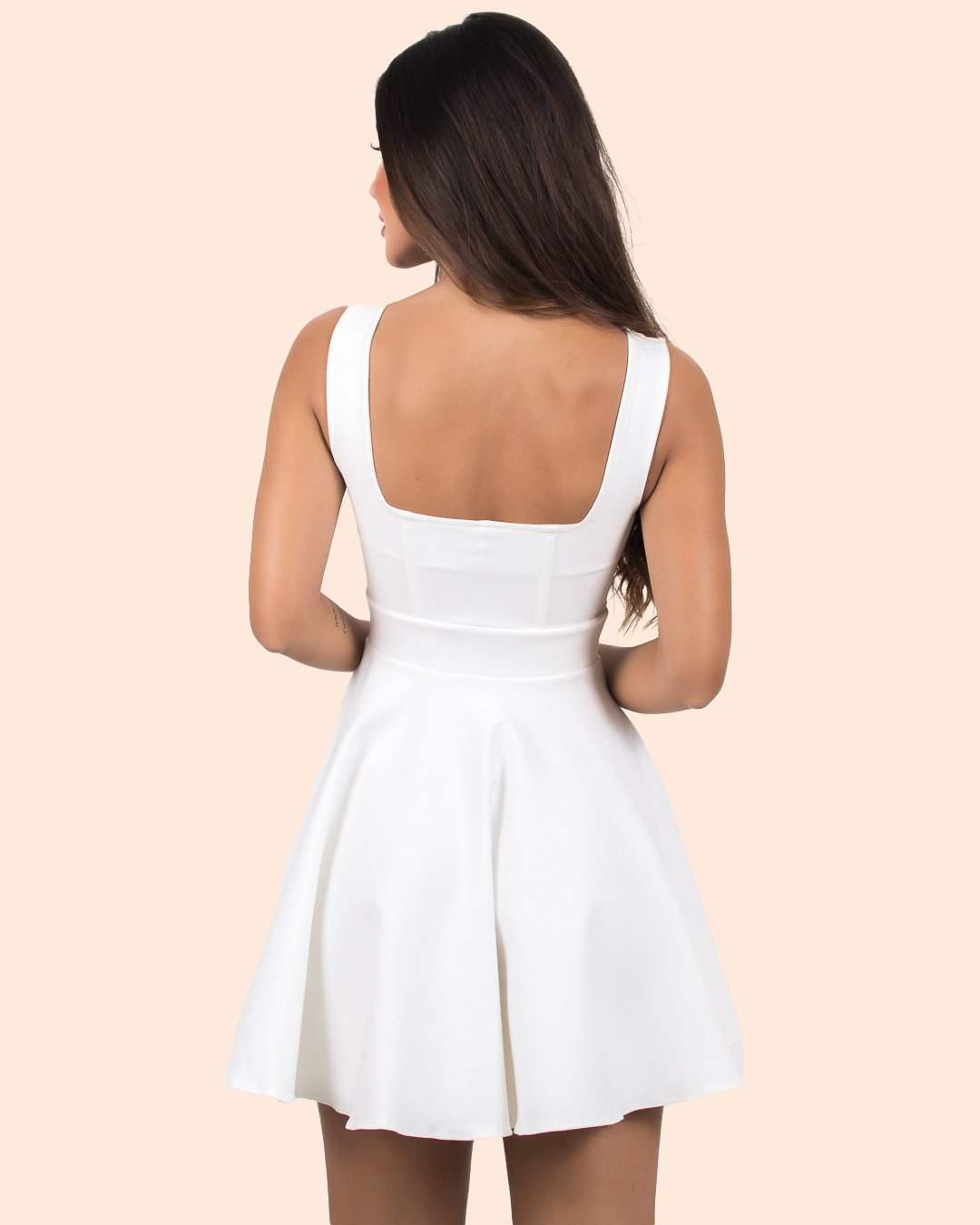 Miss Misses - Dress Miss Misses workout wheeled with Zipper Corselet Offwhite - 18564030