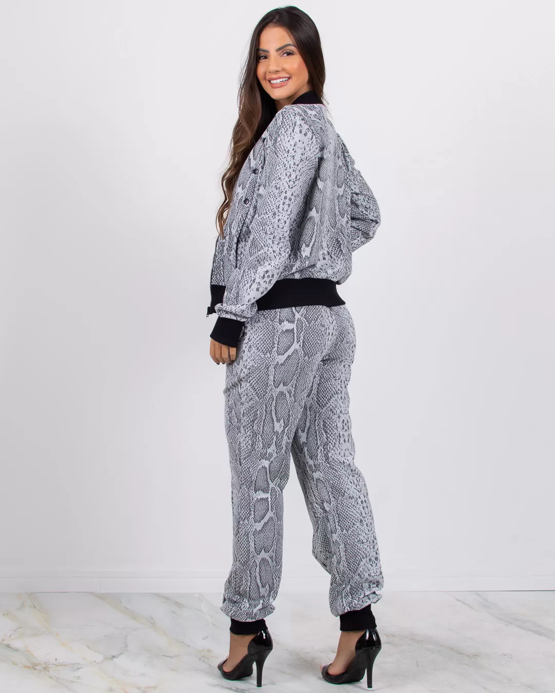 Miss Misses - Fitness Set Top and Pants Miss Misses Lurex with Silver Rib Detail - 50067148 Miss Misses - Fitness Set Top and Pants Miss Misses Lurex with Silver Rib Detail - 50067148