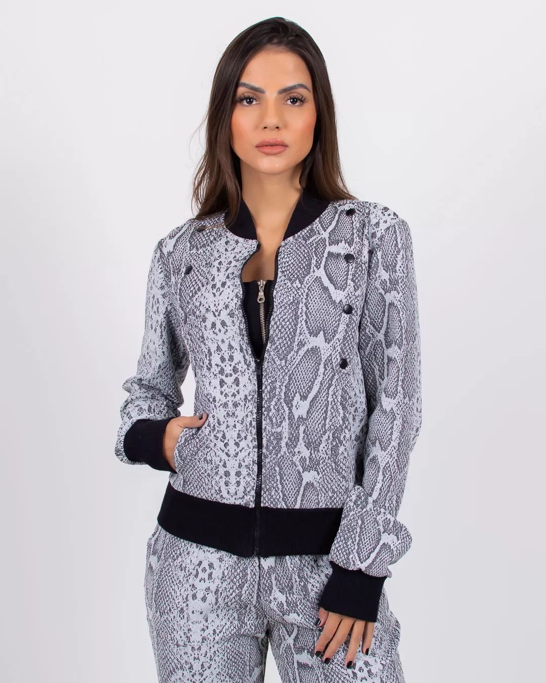 Miss Misses - Fitness Set Top and Pants Miss Misses Lurex with Silver Rib Detail - 50067148 Miss Misses - Fitness Set Top and Pants Miss Misses Lurex with Silver Rib Detail - 50067148