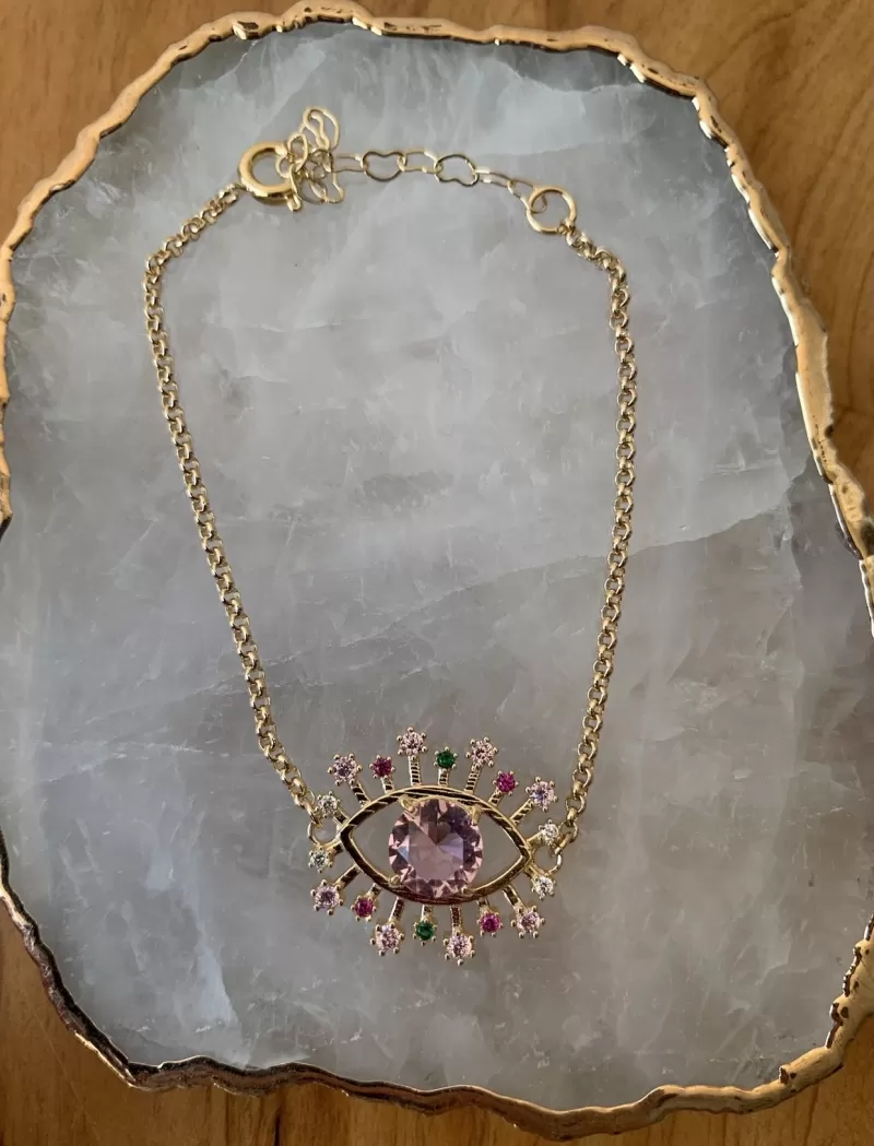 Mikabe - Pink Candy Eye Btanklet - MK556