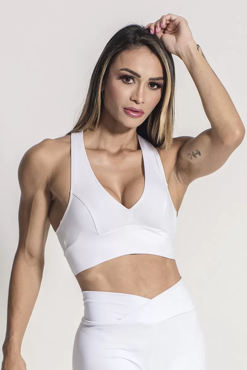 Canoan - Swimmer Top with White Neckline - 79455 Canoan - Swimmer Top with White Neckline - 79455