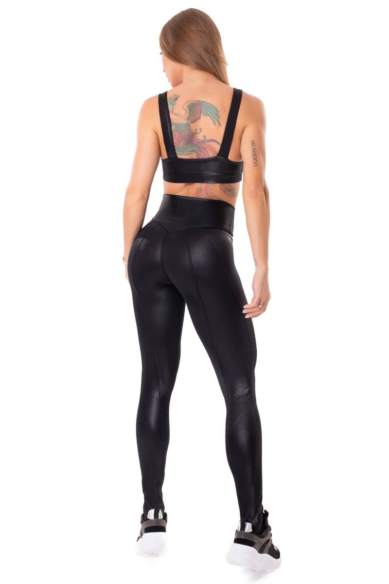 Lets Gym - Legging Shape and Glow Black - 1266APT Lets Gym - Legging Shape and Glow Black - 1266APT
