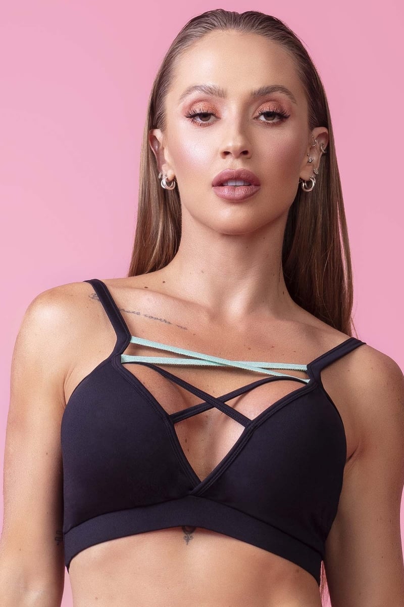 Hipkini - Top Ten Years Fitness Black with Green Elastic - 3338847