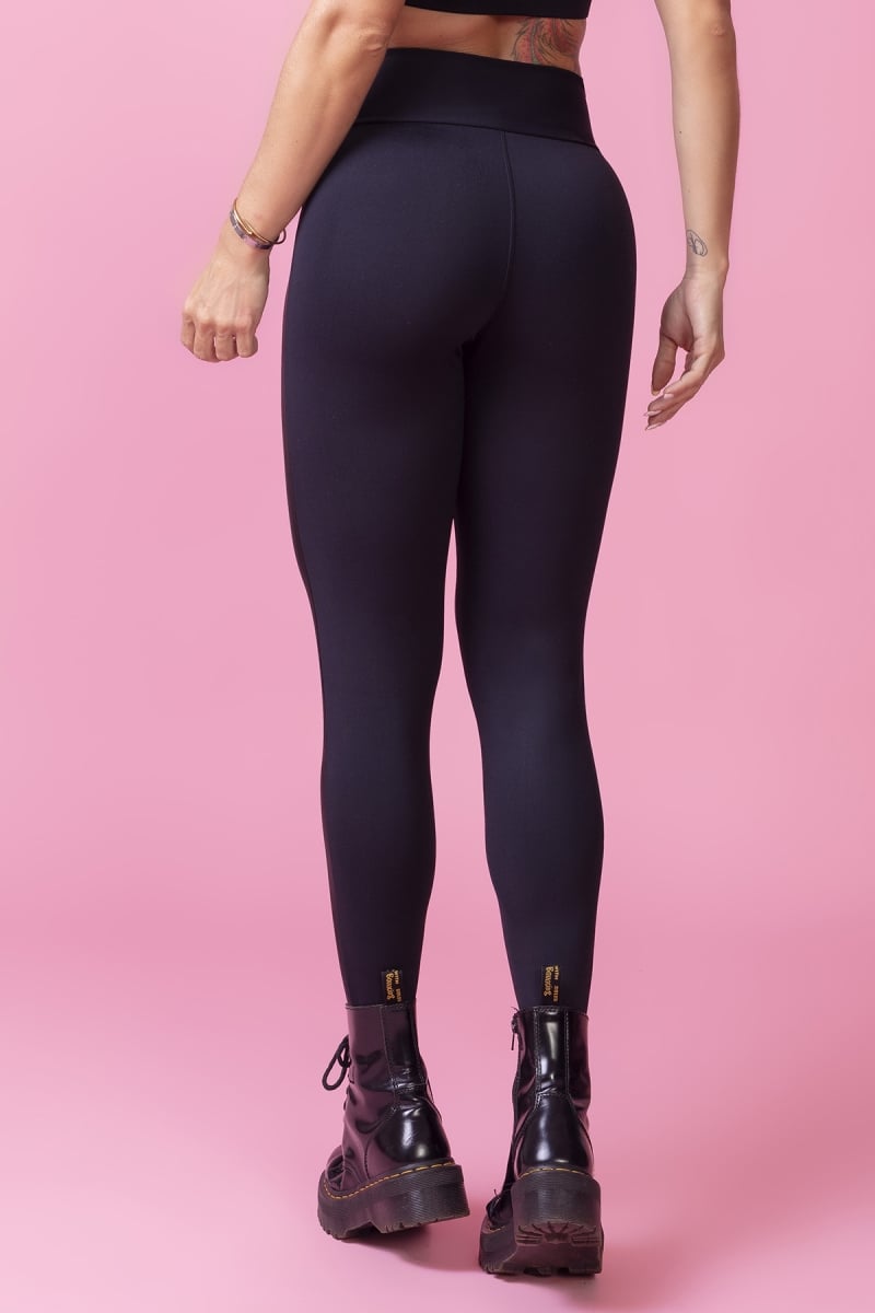 Hipkini - Legging Ten Years Fitness Glossy Black on Front - 3338848