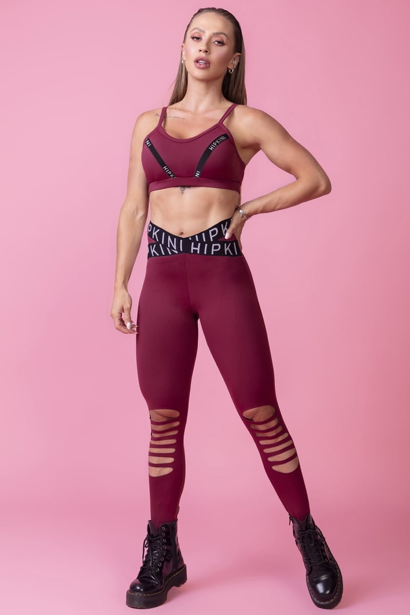 Hipkini - Top Ten Years Fitness Marsala with Elastic - 3338851 Hipkini - Top Ten Years Fitness Marsala with Elastic - 3338851