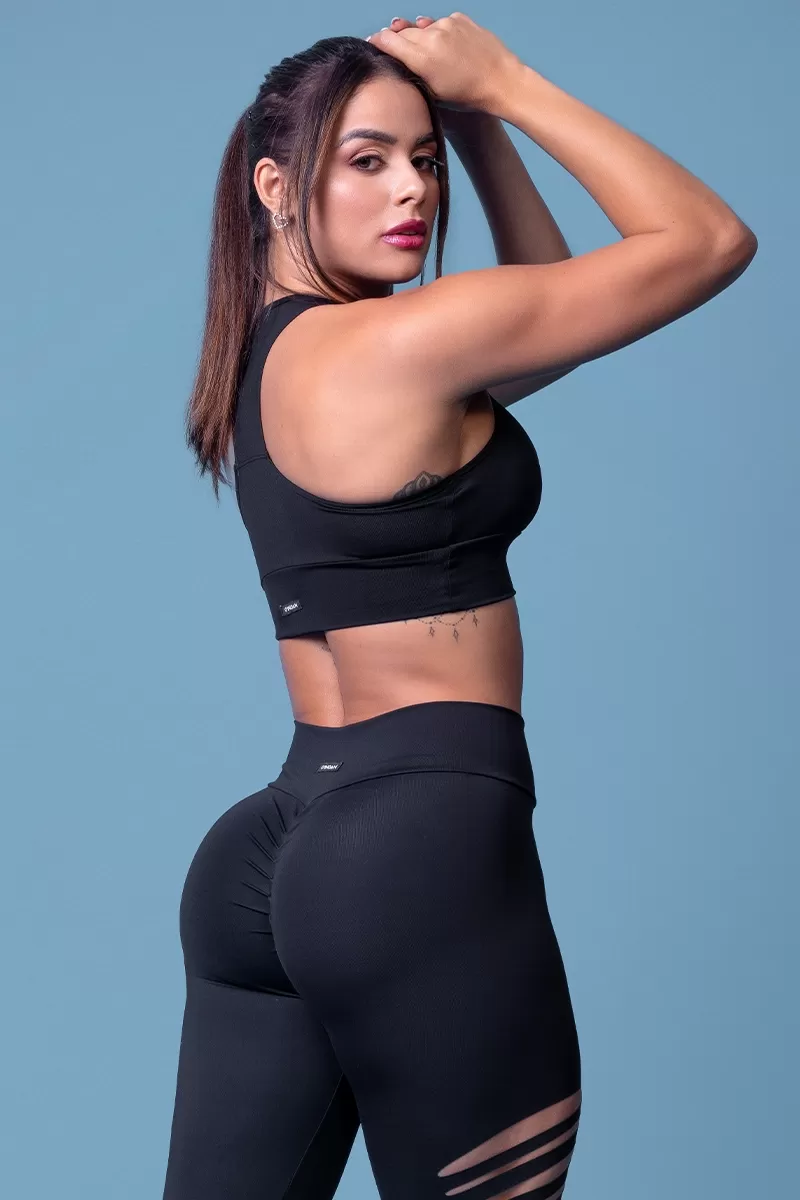 Canoan - Swimmer Top with Black Neckline - 79455 Canoan - Swimmer Top with Black Neckline - 79455
