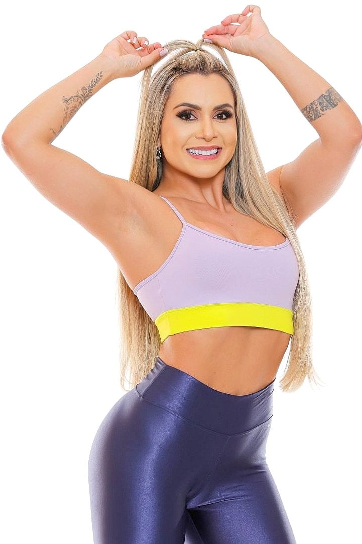 Garotafit - Lilac Carpi Top - TOB65PL