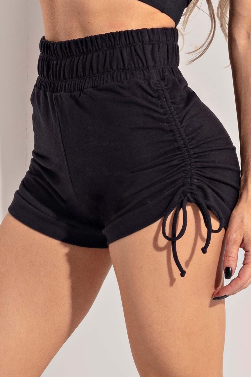 Hipkini - Black Blouse Old School Fitness Shorts - 3338925