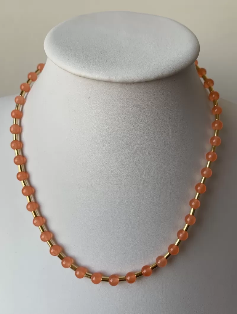 Mikabe - Caribbean Orange Necklace - MK593