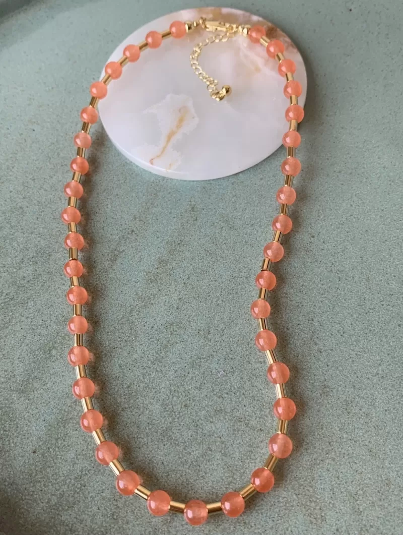 Mikabe - Caribbean Orange Necklace - MK593