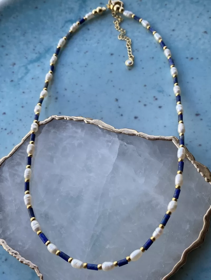 Mikabe - Necklace Flow Lapis Lazuli - MK624