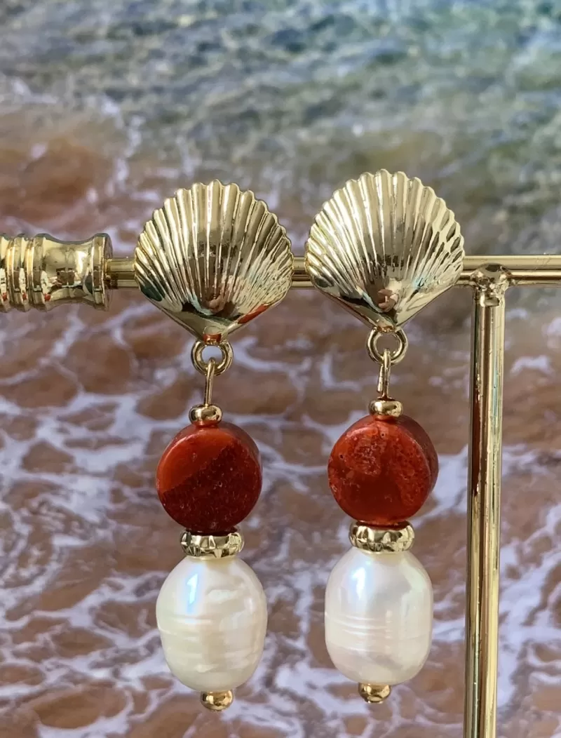 Mikabe - Earring Summer Coral - MK628