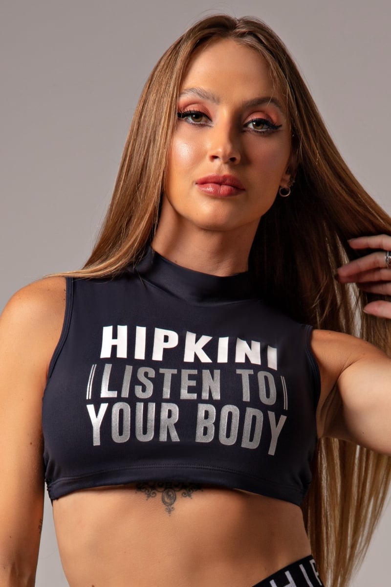 Hipkini - Black Magic Fitness Top with Back Tie - 3339083 Hipkini - Black Magic Fitness Top with Back Tie - 3339083