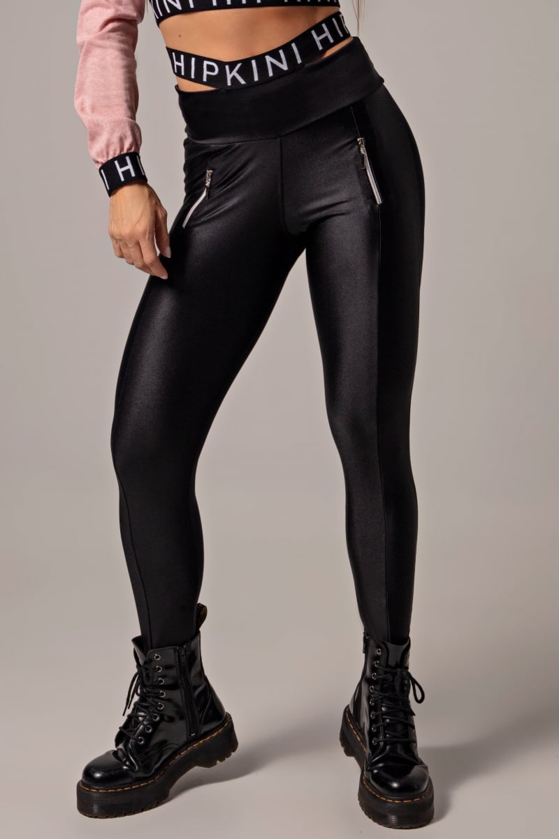 Hipkini - Black Magic Fitness Legging with Zipper - 3339086
