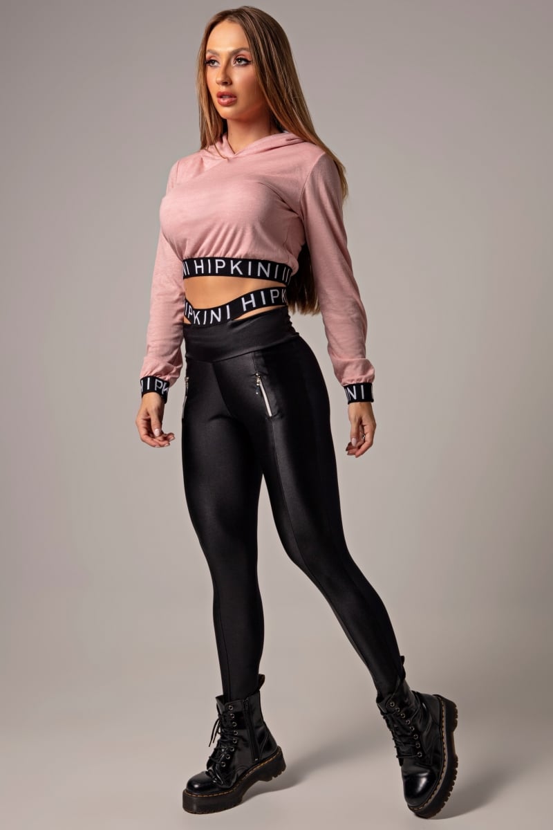 Hipkini - Black Magic Fitness Legging with Zipper - 3339086