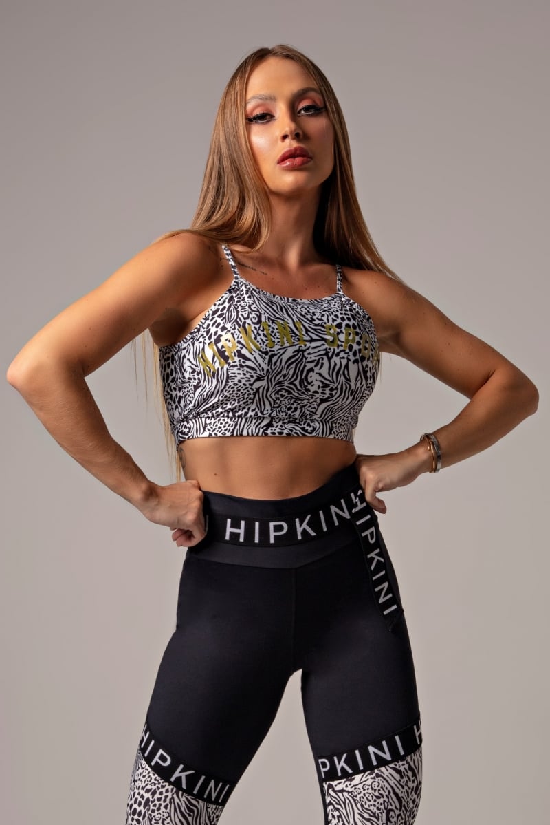 Hipkini - Top Magic Fitness Jaguar and Zebra Print - 3339090