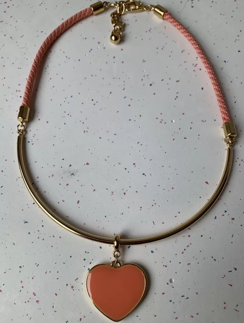 Mikabe - Coral Cord Necklace - MK645