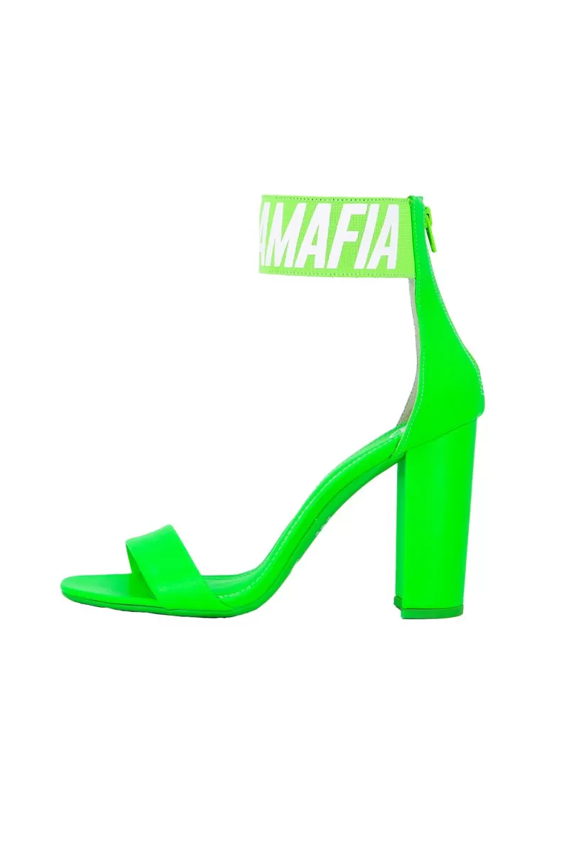 Labellamafia - Labellamafia Green Neon Heels - 25516 Labellamafia - Labellamafia Green Neon Heels - 25516