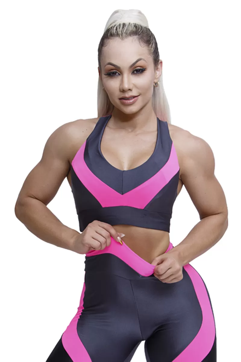 Elastic Power Trincks - Top Tricolor Elastic Pink/Gray - 204672 Elastic Power Trincks - Top Tricolor Elastic Pink/Gray - 204672