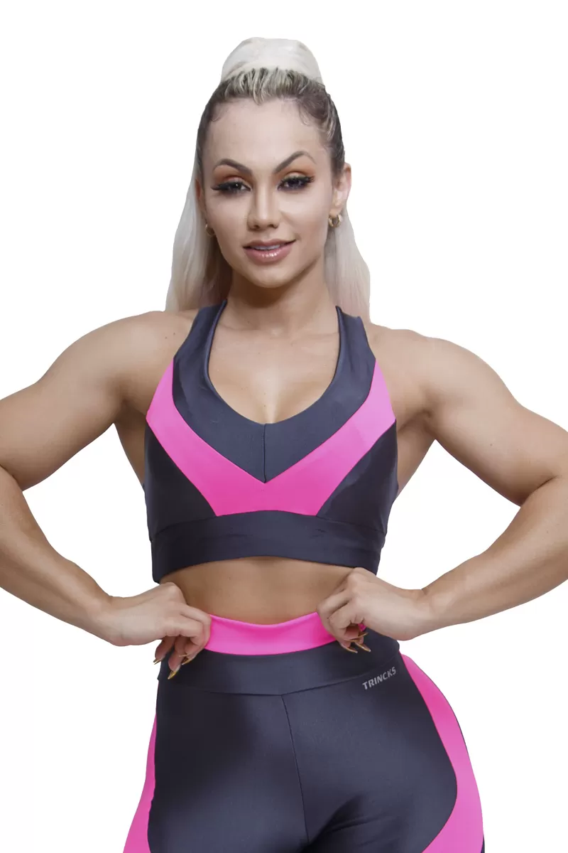 Elastic Power Trincks - Top Tricolor Elastic Pink/Gray - 204672 Elastic Power Trincks - Top Tricolor Elastic Pink/Gray - 204672