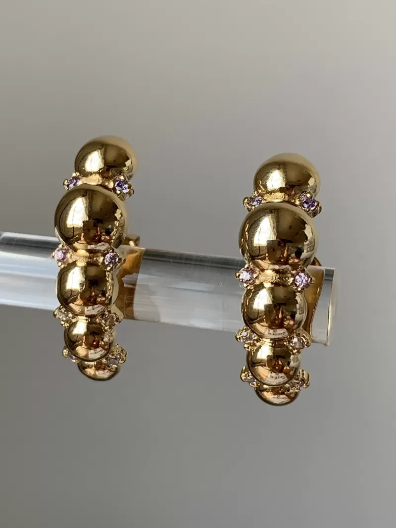 Mikabe - Earring Ear Hook Balls - MK751