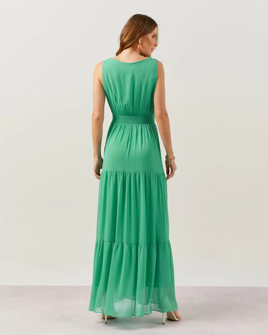 Innocence - Lastex Long Innocence Dress at Green Waist - 50675VDE Innocence - Lastex Long Innocence Dress at Green Waist - 50675VDE