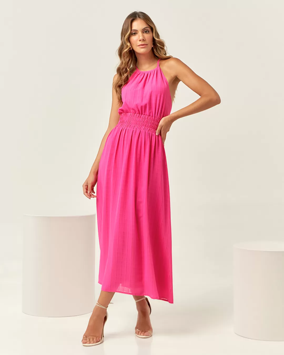 Innocence - Dress Innocence Midi Tank Shirt Cavado Pink - 50625PINK Innocence - Dress Innocence Midi Tank Shirt Cavado Pink - 50625PINK