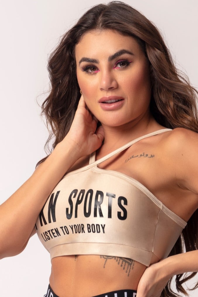 Hipkini - Top Love Fitness Vanilla with Cross Strap - 3339193