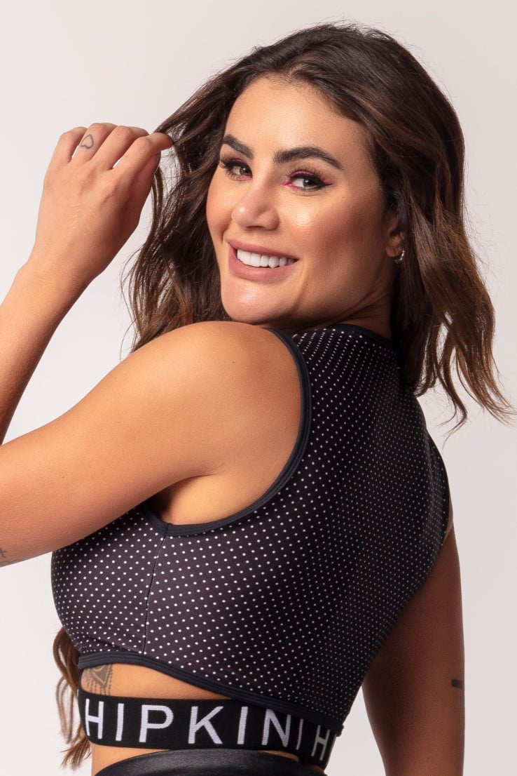 Hipkini - Top Love Fitness Black with Elastic Cross - 3339223 Hipkini - Top Love Fitness Black with Elastic Cross - 3339223