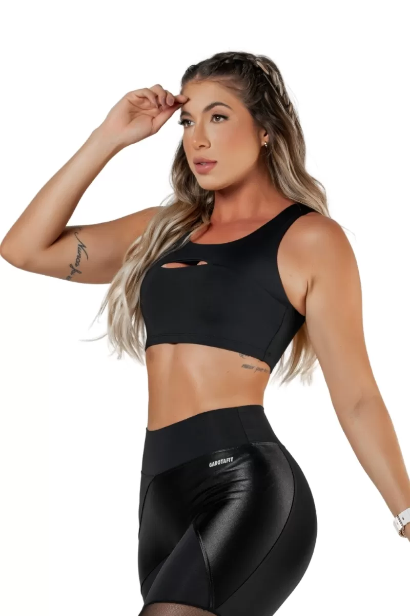 Garotafit - Top Adem Black - TOB69A Garotafit - Top Adem Black - TOB69A