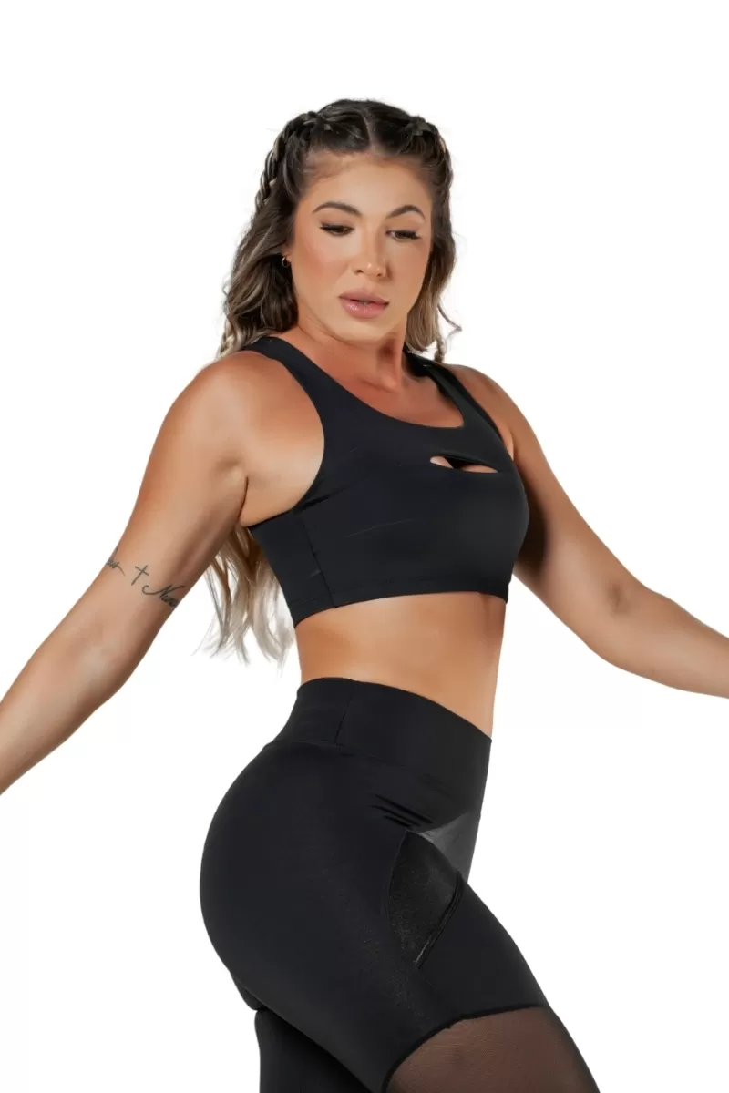 Garotafit - Top Adem Black - TOB69A Garotafit - Top Adem Black - TOB69A