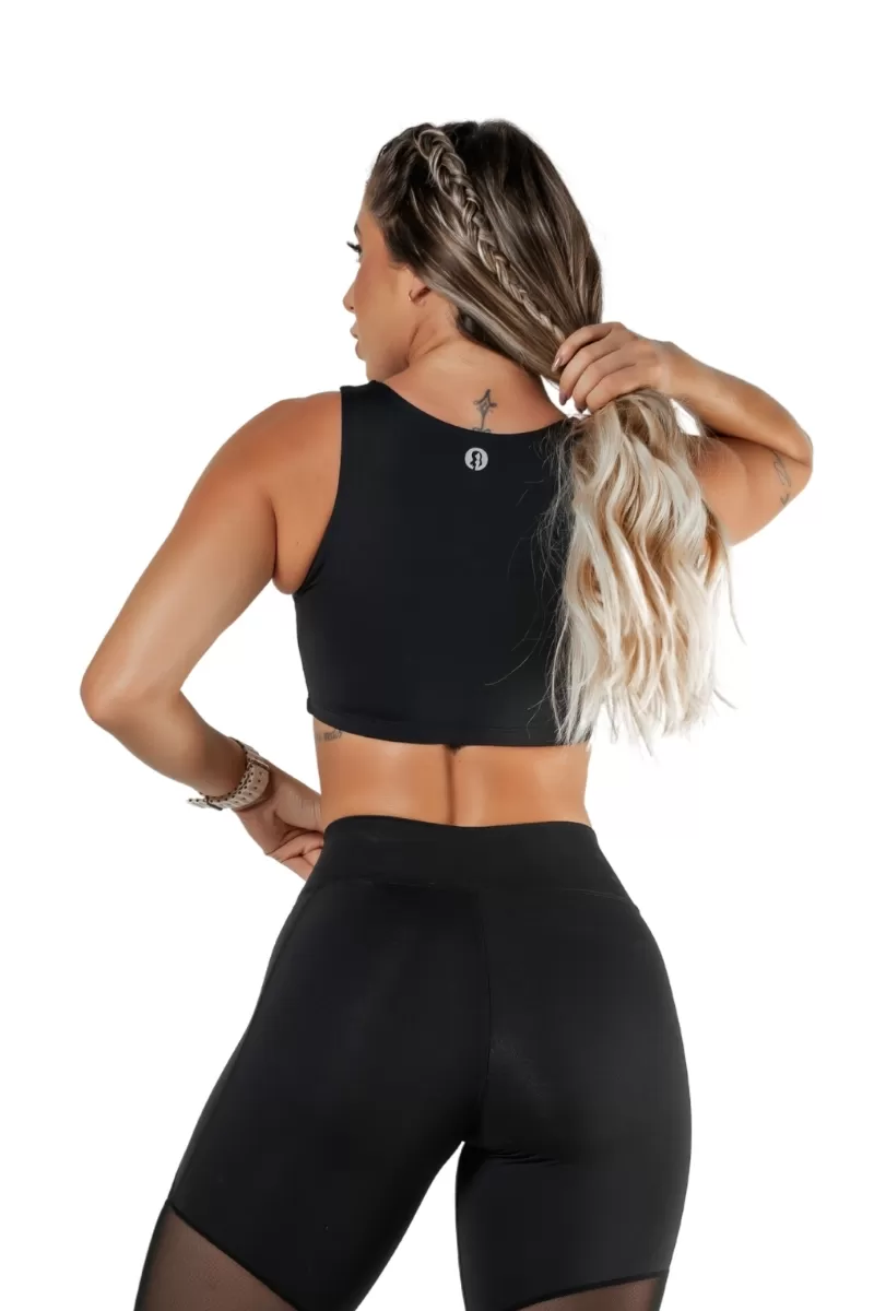 Garotafit - Top Adem Black - TOB69A Garotafit - Top Adem Black - TOB69A