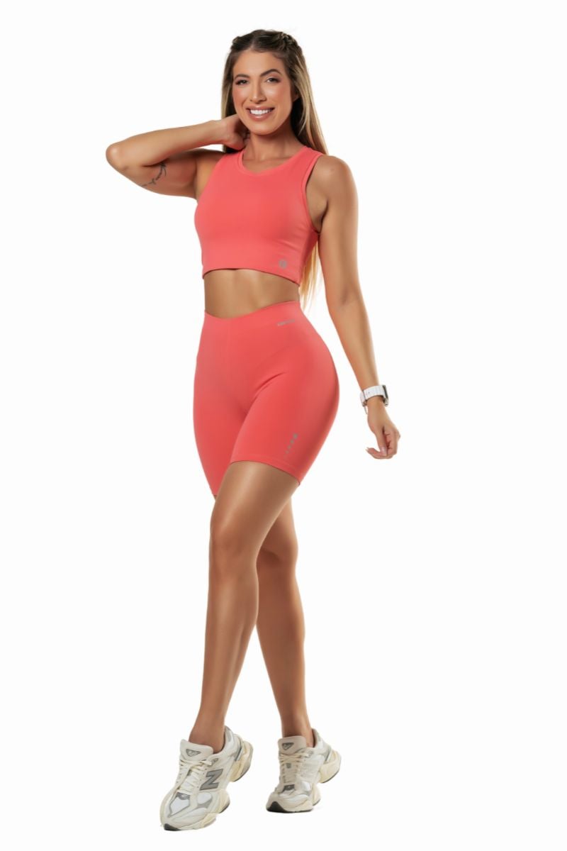 Garotafit - Fitness Set Top and Pants Mali Coral - SCJ37