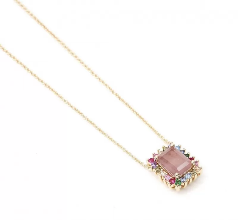 Mikabe - Necklace Fusion Morganite - MK855