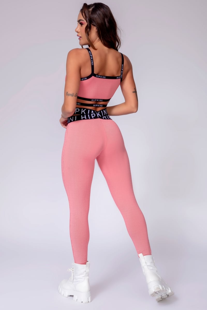 Hipkini - Aesthetic Fitness Naomi Cross Waist Leggings - 3339243