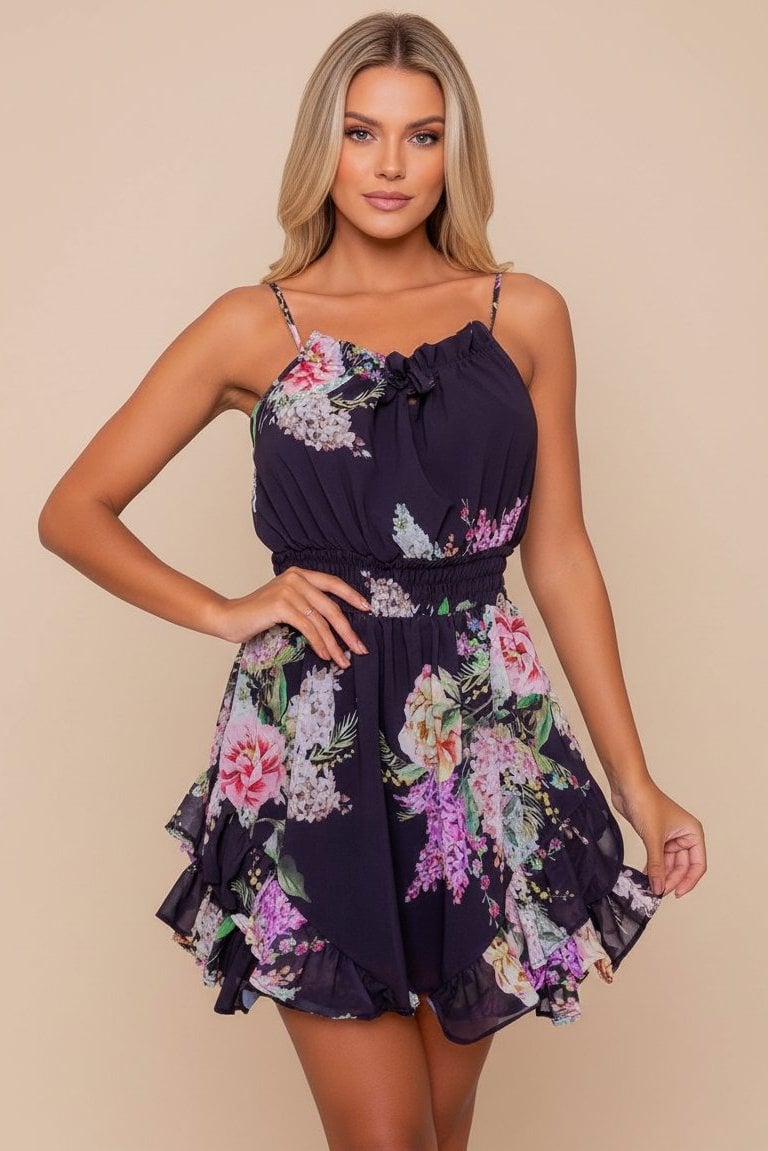 Miss Misses - Dress Miss Misses workout wheeldinho Chifon Preto - 80466001