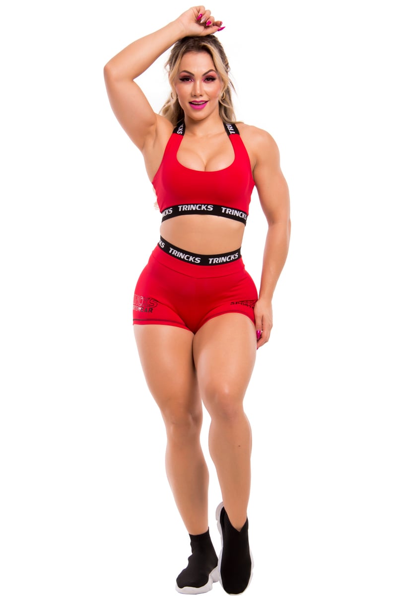 Elastic Power Trincks - Conjunto Short e Top Elastic Red - cjsh-010637 Elastic Power Trincks - Conjunto Short e Top Elastic Red - cjsh-010637
