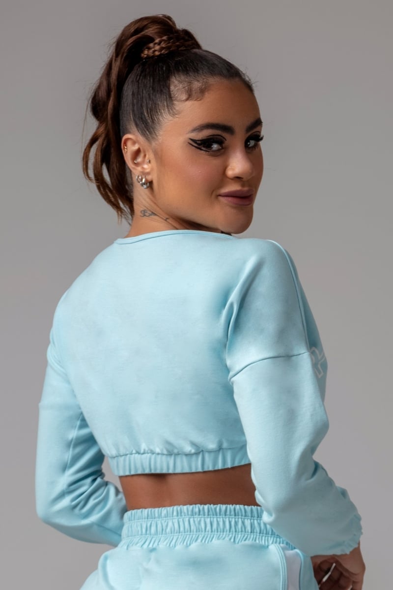 Hipkini - Blouse's Obsessed Fitness Blue Coat - 3339313 Hipkini - Blouse's Obsessed Fitness Blue Coat - 3339313