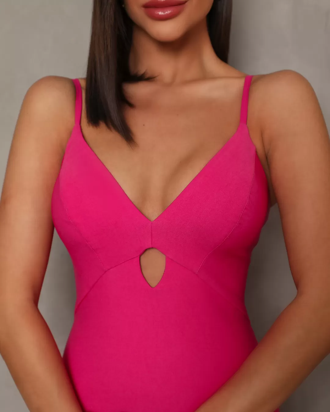 Dot Clothing - Dress Dot Clothing Pink Tube - 1589PINK Dot Clothing - Dress Dot Clothing Pink Tube - 1589PINK
