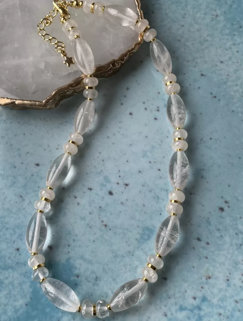 Mikabe - Crystal Quartz Necklace - MK946